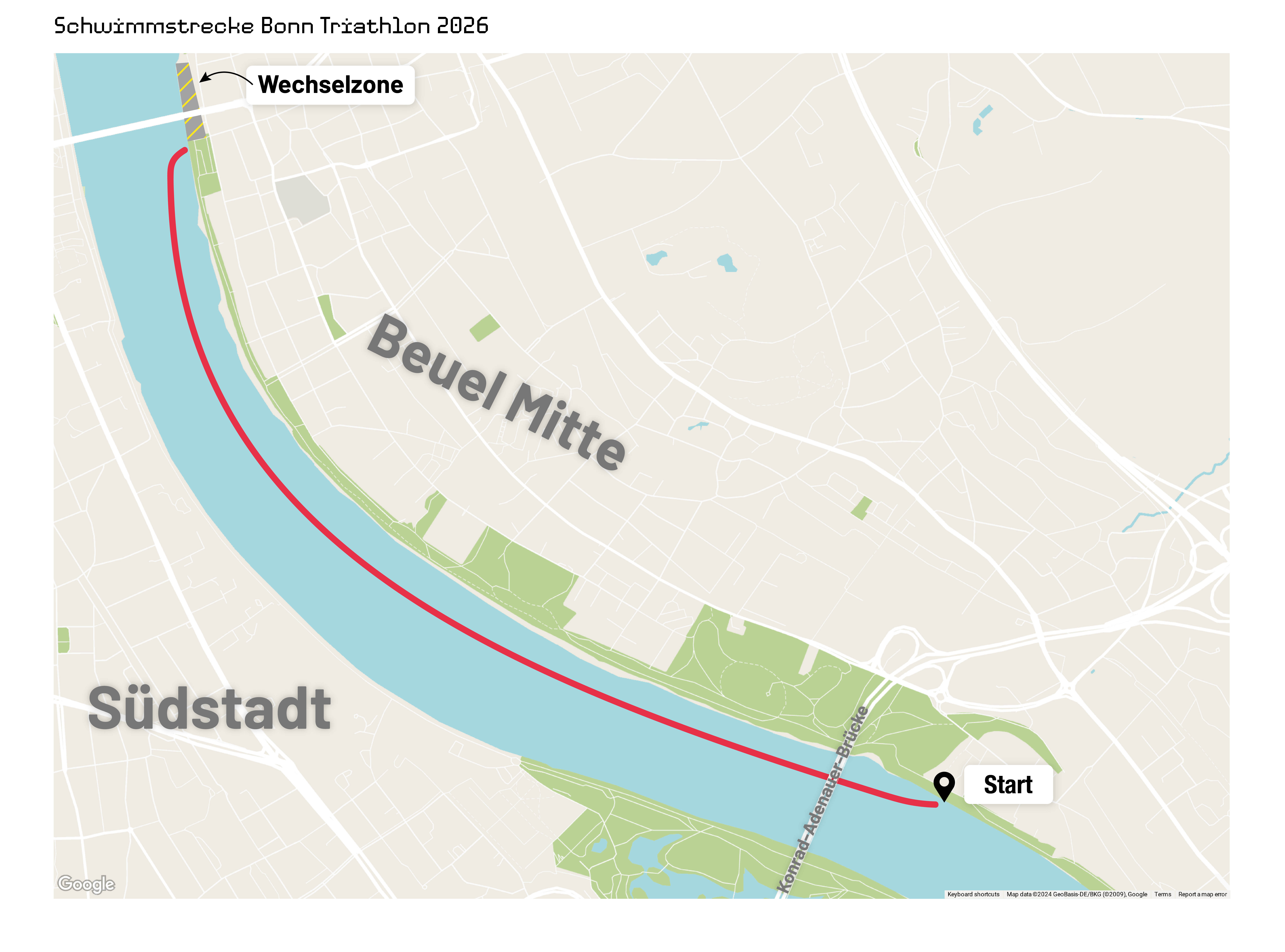 Bonn Triathlon Streckenkarten_2026_Schwimmstrecke